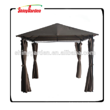 10 &#39;x 10&#39; Plein cadre en acier jardin de fer Gazebo extérieur 3x3m balcon gazebo